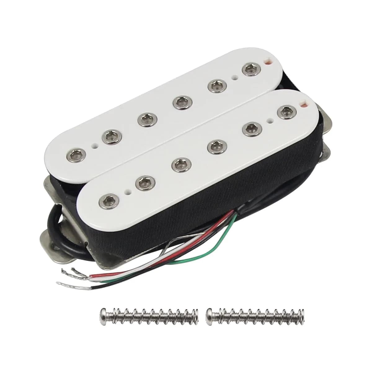 FLEOR Alnico 5 Electric Guitar Bridge Pickup White | Fully Wax Potted Humbucker — White Bridge Pickup(8-9K)