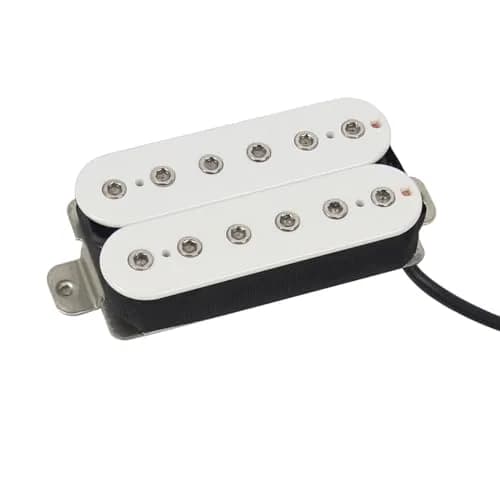 FLEOR Alnico 5 Electric Guitar Bridge Pickup White | Fully Wax Potted Humbucker thumbnail 5