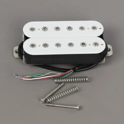 FLEOR Alnico 5 Electric Guitar Bridge Pickup White | Fully Wax Potted Humbucker thumbnail 6