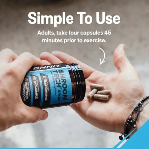 ONNIT Shroom Tech Sport Caffeine-Free Cordyceps Pre-Workout Capsules 28 Count | Supports Exercise Endurance thumbnail 5