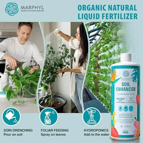 MARPHYL All-Purpose Plant Food – Organic Nutrient-Rich Fertilizer & Soil Enhancer for Indoor & Outdoor Flowers, Vegetables, Succulents, Bamboo & Hydroponics | Organic & Environmentally Safe thumbnail 7