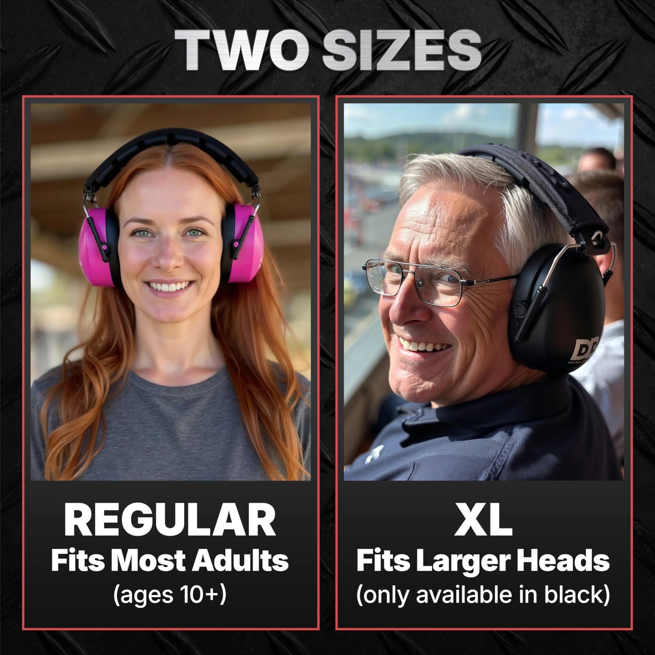 Decibel Defense Pink 37 dB NRR Safety Earmuffs | Superior Noise Reduction for Shooting, Construction, and Loud Events - view 3