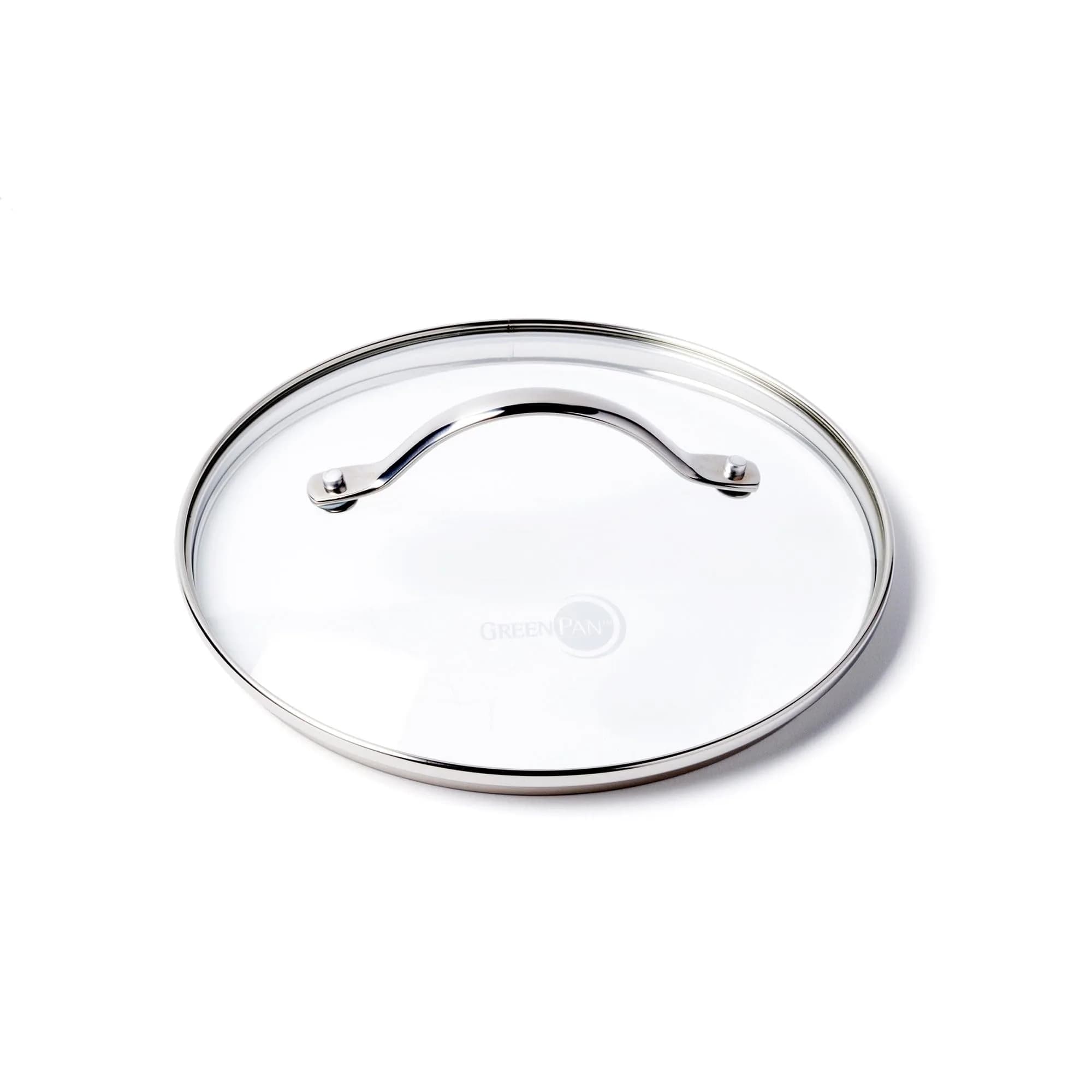 GreenPan Glass Lid with Stainless Steel Handle, 8" | Tempered Glass Oven-Safe Lid