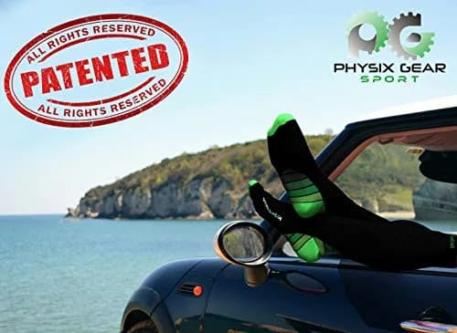 Physix Gear Compression Socks - Best Men & Women’s Circulation Support, Athletic & Travel, S/M | Blood Pressure & Swelling Relief thumbnail 2
