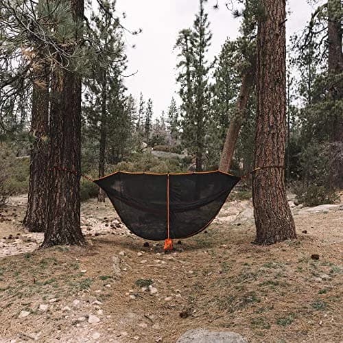 Wise Owl Outfitters SnugNet Hammock Bug Net - Mesh Insect Shield for Camping & Backpacking, Black/Orange | Full Coverage, Ultralight (100-120 chars) thumbnail 7