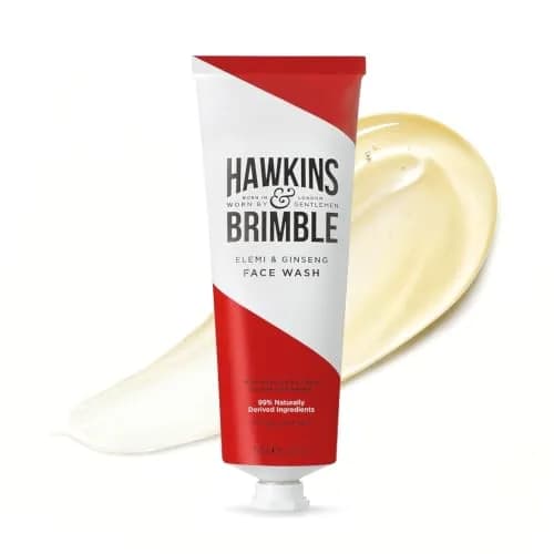 Hawkins & Brimble Mens Face Wash 150ml Aloe Vera for Sensitive Skin | Oil Control & Refreshing thumbnail 1
