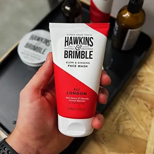 Hawkins & Brimble Mens Face Wash 150ml Aloe Vera for Sensitive Skin | Oil Control & Refreshing thumbnail 6
