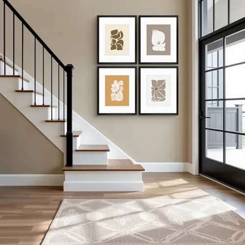 Frametory 16x20 Picture Frame with Mat for 11x14, Real Glass, Black | Modern Wall & Tabletop Decor thumbnail 6
