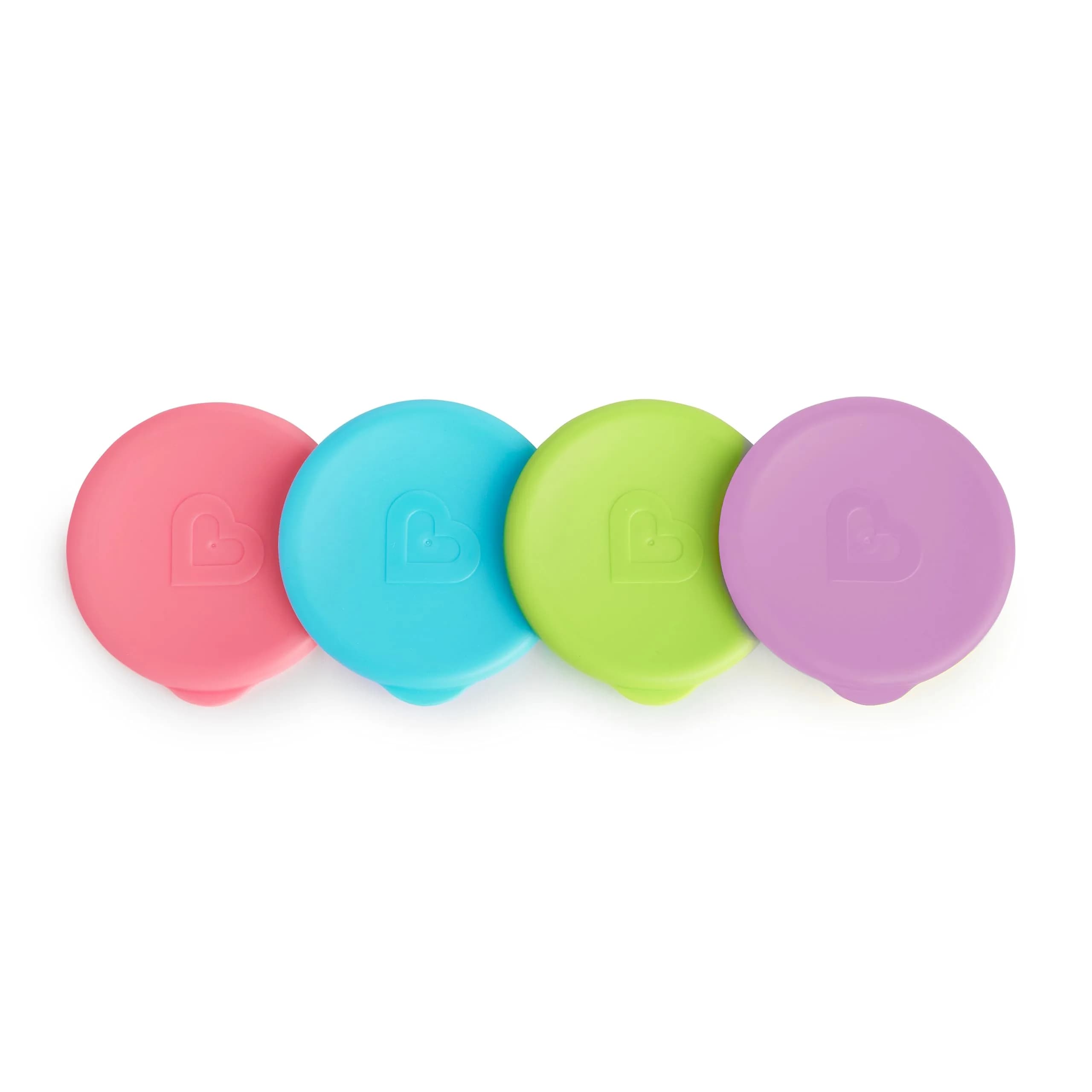 Munchkin Miracle 360 Sippy Cup Lids 4 Count Assorted Colors | BPA-Free & Dishwasher-Safe - main product image