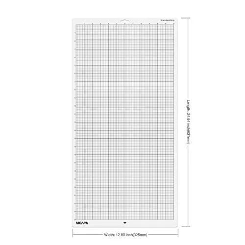 NICAPA Standard Grip Cutting Mat for Silhouette Cameo 3/2/1 (30.5cm x 61cm / 12x24 inch, 3 Mats) | Quilting & Crafting Surface thumbnail 5