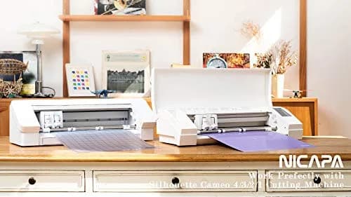 NICAPA Standard Grip Cutting Mat for Silhouette Cameo 3/2/1 (30.5cm x 61cm / 12x24 inch, 3 Mats) | Quilting & Crafting Surface thumbnail 2