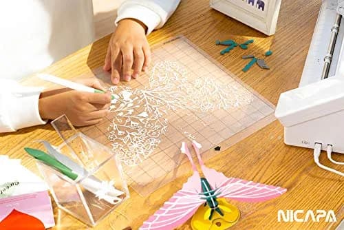 NICAPA Standard Grip Cutting Mat for Silhouette Cameo 4/3/2/1 (30x30 cm / 12x12 inch, 3-Pack) | Essential for Quilting & Craft Projects thumbnail 4