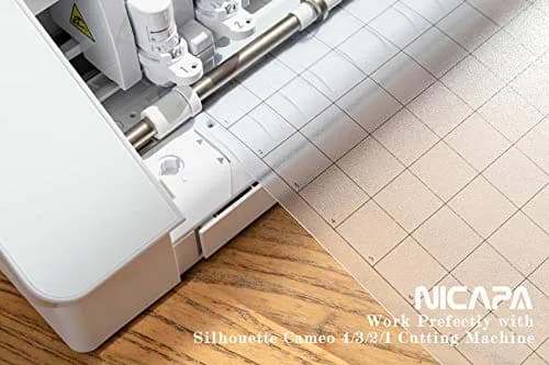 NICAPA Standard Grip Cutting Mat for Silhouette Cameo 4/3/2/1 (30x30 cm / 12x12 inch, 3-Pack) | Essential for Quilting & Craft Projects thumbnail 3