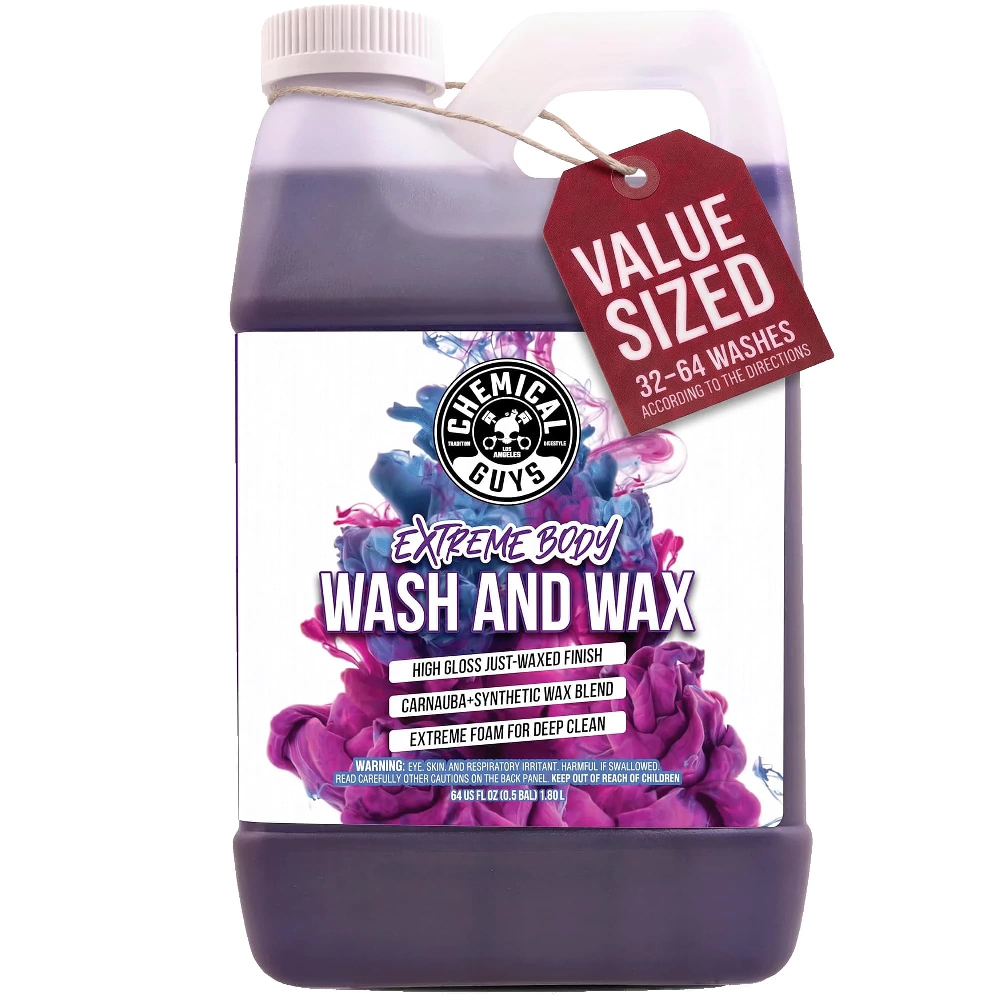 Chemical Guys Extreme Bodywash & Wax Car Wash Soap, 64 oz thumbnail 1