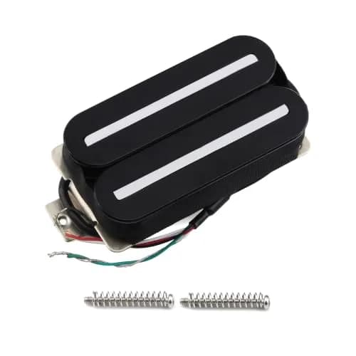 FLEOR High Output Bridge Humbucker Pickup, Black | Fully Wax Potted for Noise-Free Performance thumbnail 1