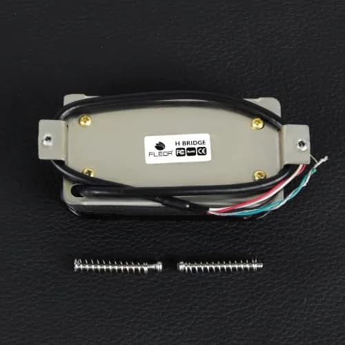 FLEOR High Output Bridge Humbucker Pickup, Black | Fully Wax Potted for Noise-Free Performance thumbnail 3