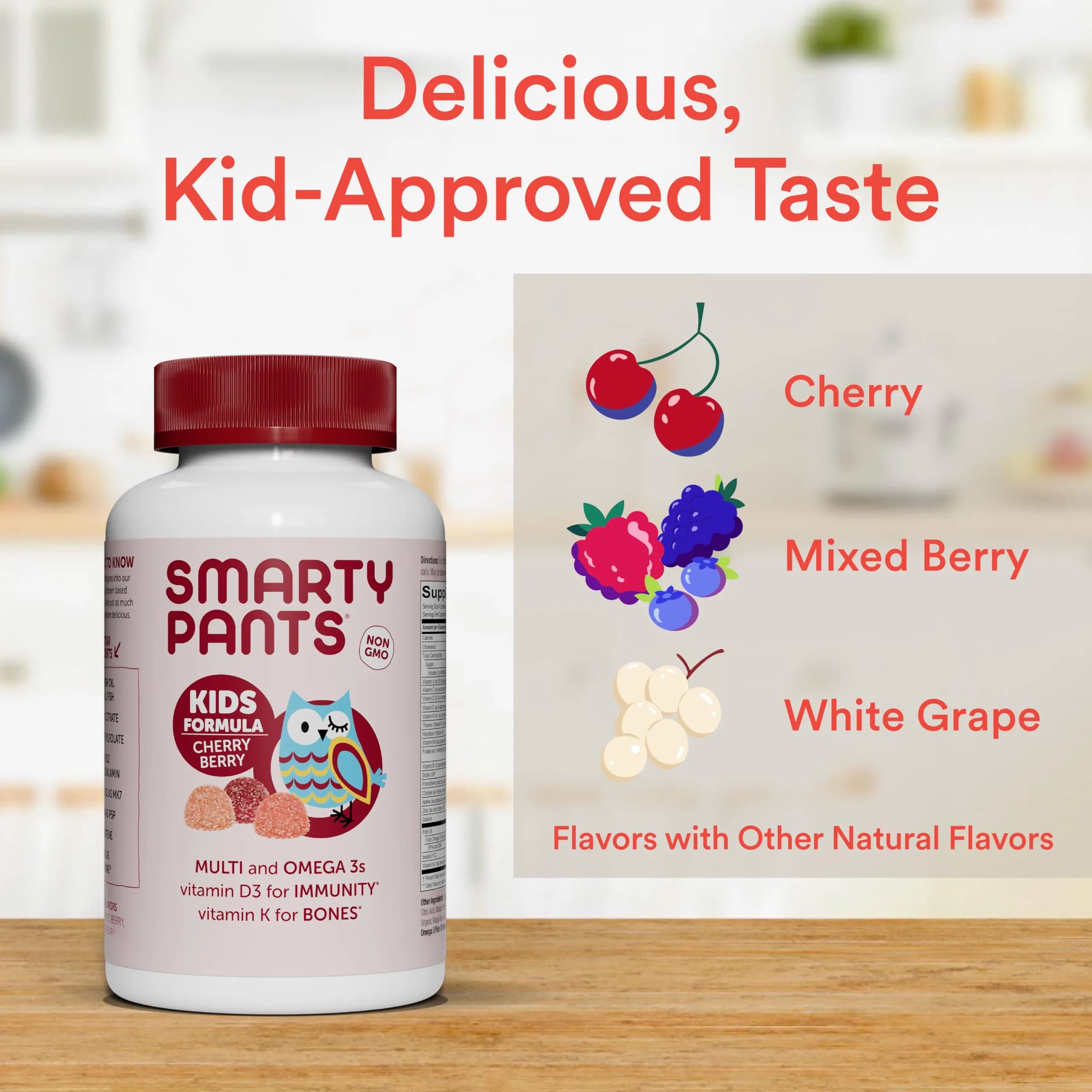 SmartyPants Kids Multivitamin Gummies - Discontinued Red, 30 Day Supply (1 Count) - view 5