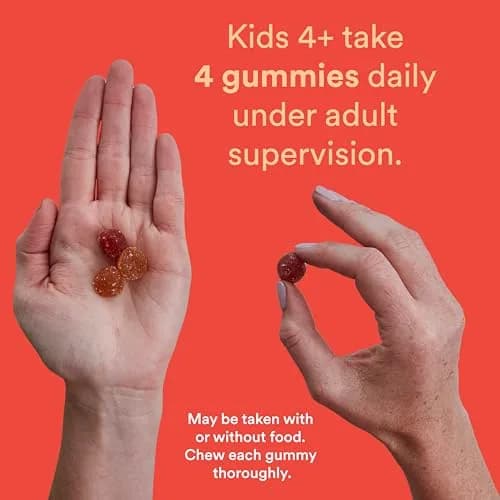 SmartyPants Kids Multivitamin Gummies with Omega 3 Fish Oil 120 Count (30 Day Supply) | Immune Support & Energy Metabolism thumbnail 6