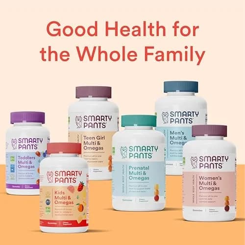 SmartyPants Kids Multivitamin Gummies with Omega 3 Fish Oil 120 Count (30 Day Supply) | Immune Support & Energy Metabolism thumbnail 9