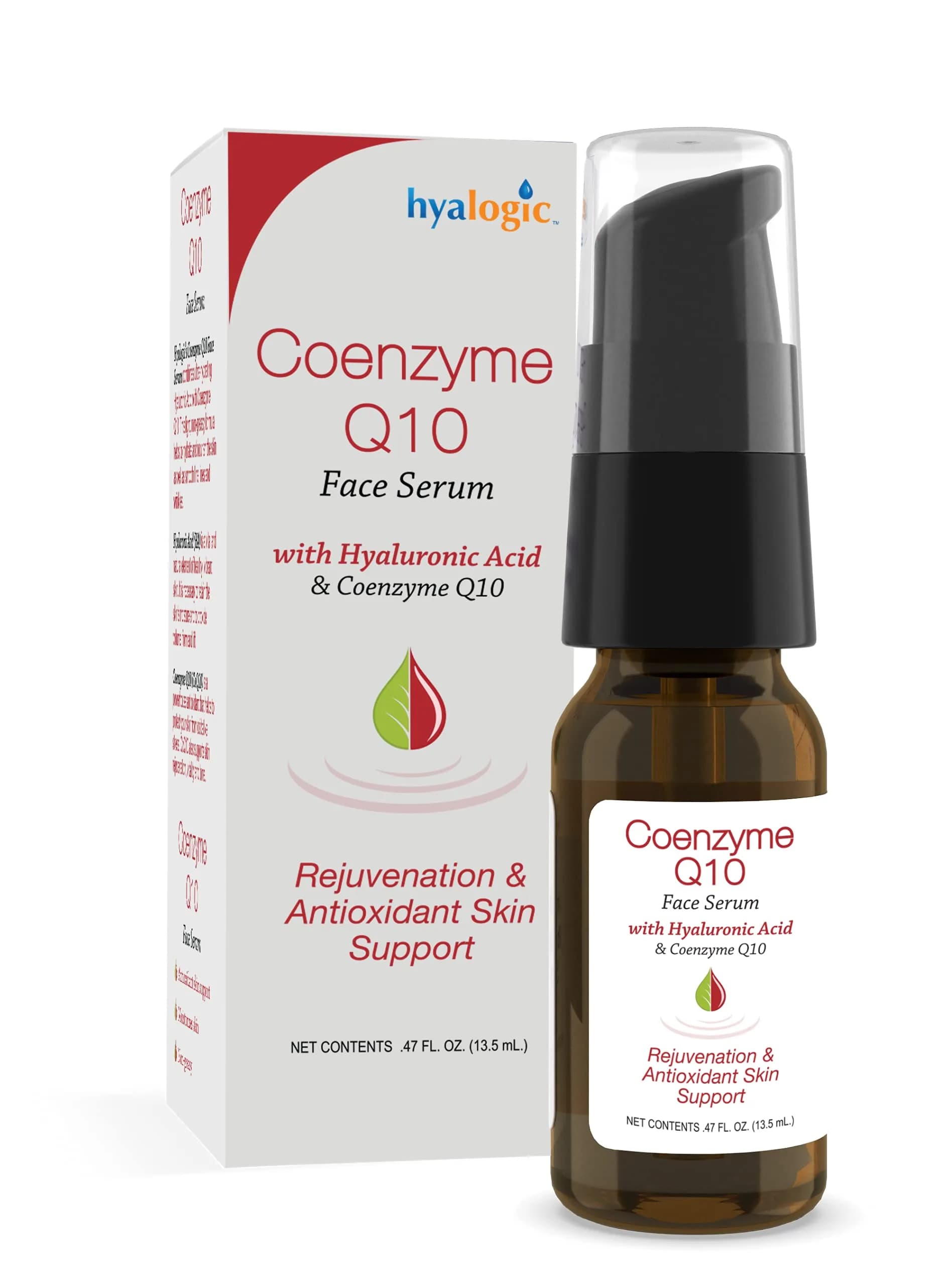 Hyalogic Episilk Coenzyme Q10 Serum with Hyaluronic Acid for Collagen Support | Firming Facial Serum for Dry Skin (0.47 Fl Oz / 13.5 ml)