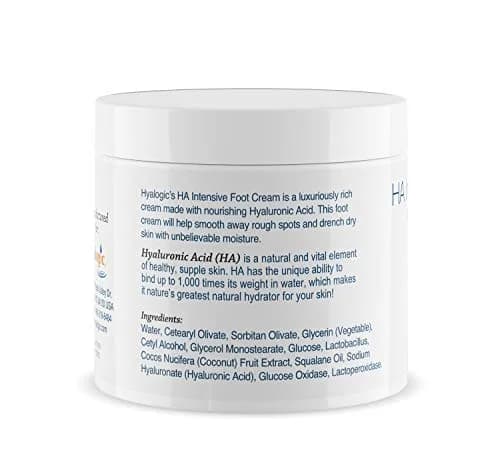 Hyalogic Hyaluronic Acid Foot Cream 4 oz | Intensive Moisturizer for Dry & Callused Skin thumbnail 2