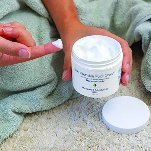 Hyalogic Hyaluronic Acid Foot Cream 4 oz | Intensive Moisturizer for Dry & Callused Skin thumbnail 3