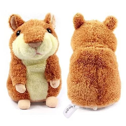 YOEGO Talking Hamster Repeats What You Say Interactive Plush Toy for Kids 3+ | Animal Sound Effects thumbnail 3