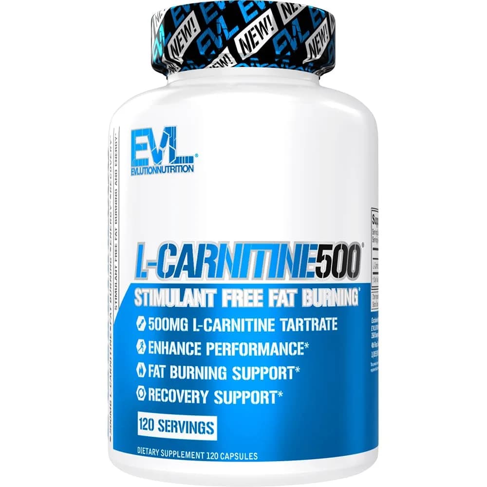Evlution L-Carnitine Tartrate 120 Servings | Supports Fat Burning & Energy - main product image