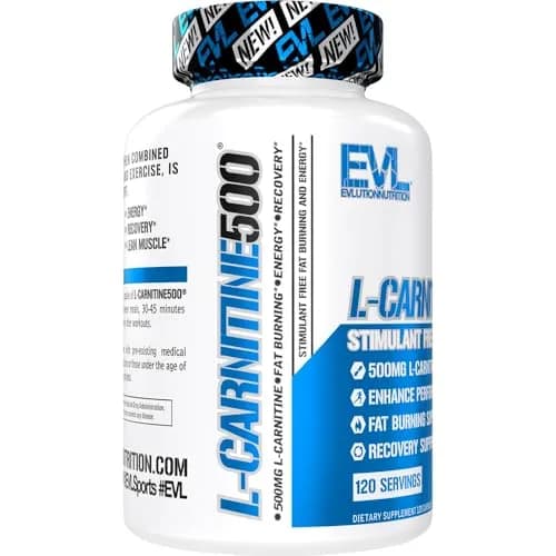 Evlution L-Carnitine Tartrate 120 Servings | Supports Fat Burning & Energy thumbnail 4