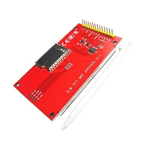 HiLetgo 2.8" SPI TFT LCD Touch Panel 240x320 with PCB | 5V/3.3V Logic Compatible thumbnail 2