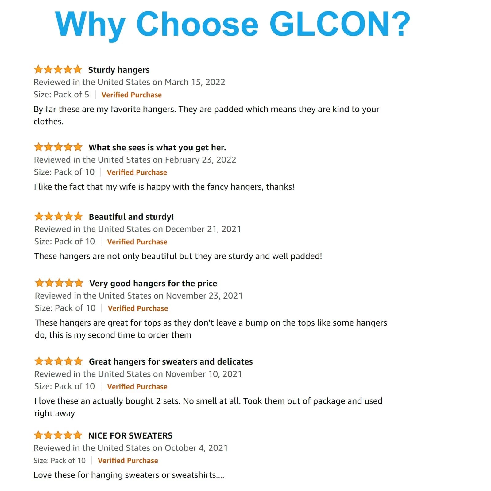 GLCON Satin Padded Clothes Hangers Pack of 10, Floral Foam Coat Hanger with Anti-Slip, Heavy Duty, Purple Violet | 39.4 cm (15.5 in) - view 8