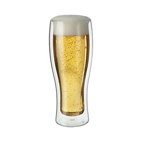 ZWILLING Sorrento 2-pc Double-Wall Beer Glass Set, 414ml | Italian Design & German Engineering thumbnail 1