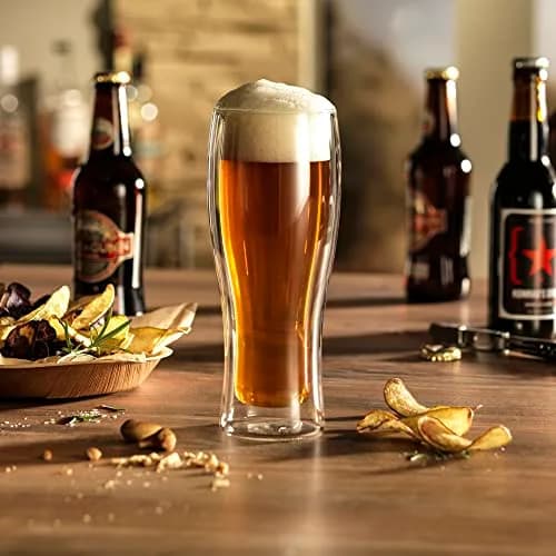 ZWILLING Sorrento 2-pc Double-Wall Beer Glass Set, 414ml | Italian Design & German Engineering thumbnail 3