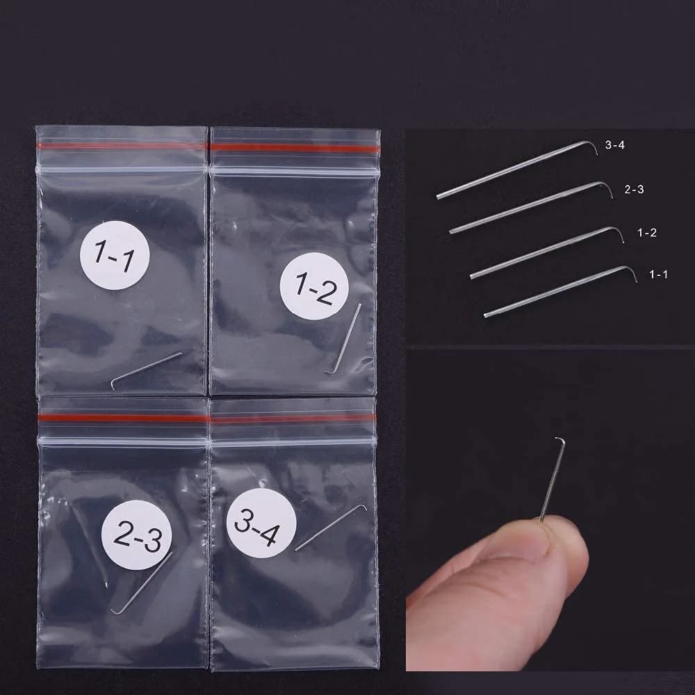 YANTAISIYU Brass Ventilating Holder with 4 Needles for Lace Wigs | 5 Piece Set - view 4