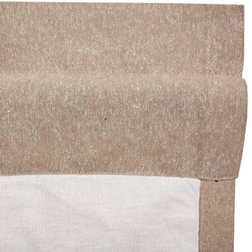 VHC Brands Kitchen Window Bear Curtain Valance, Tan, 16x72 | Rustic Plaid Light Filter with Bear Accents thumbnail 8