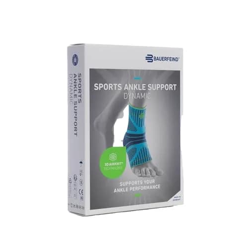 Bauerfeind Sports Ankle Support Dynamic - Ankle Compression Sleeve for Freedom of Movement - 3D AirKnit Fabric for Breathability - Premium Quality & Washable (Large, Rivera) thumbnail 9
