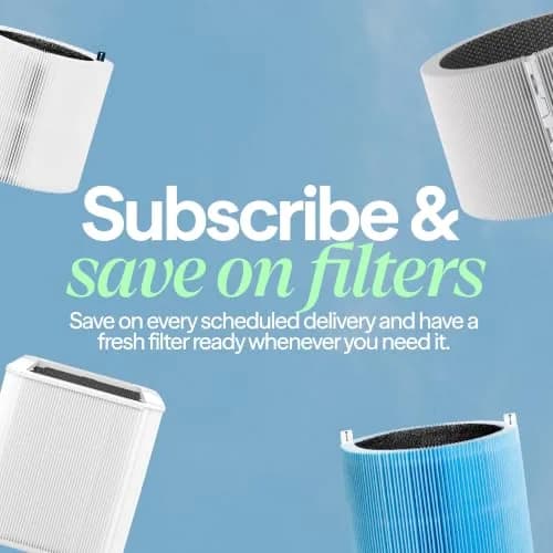 Blueair Blue Pure 411+ Genuine Replacement Filter, Particle and Activated Carbon | 19.05cm x 20.32cm x 28.19cm (7.5" x 8" x 11.1") thumbnail 6