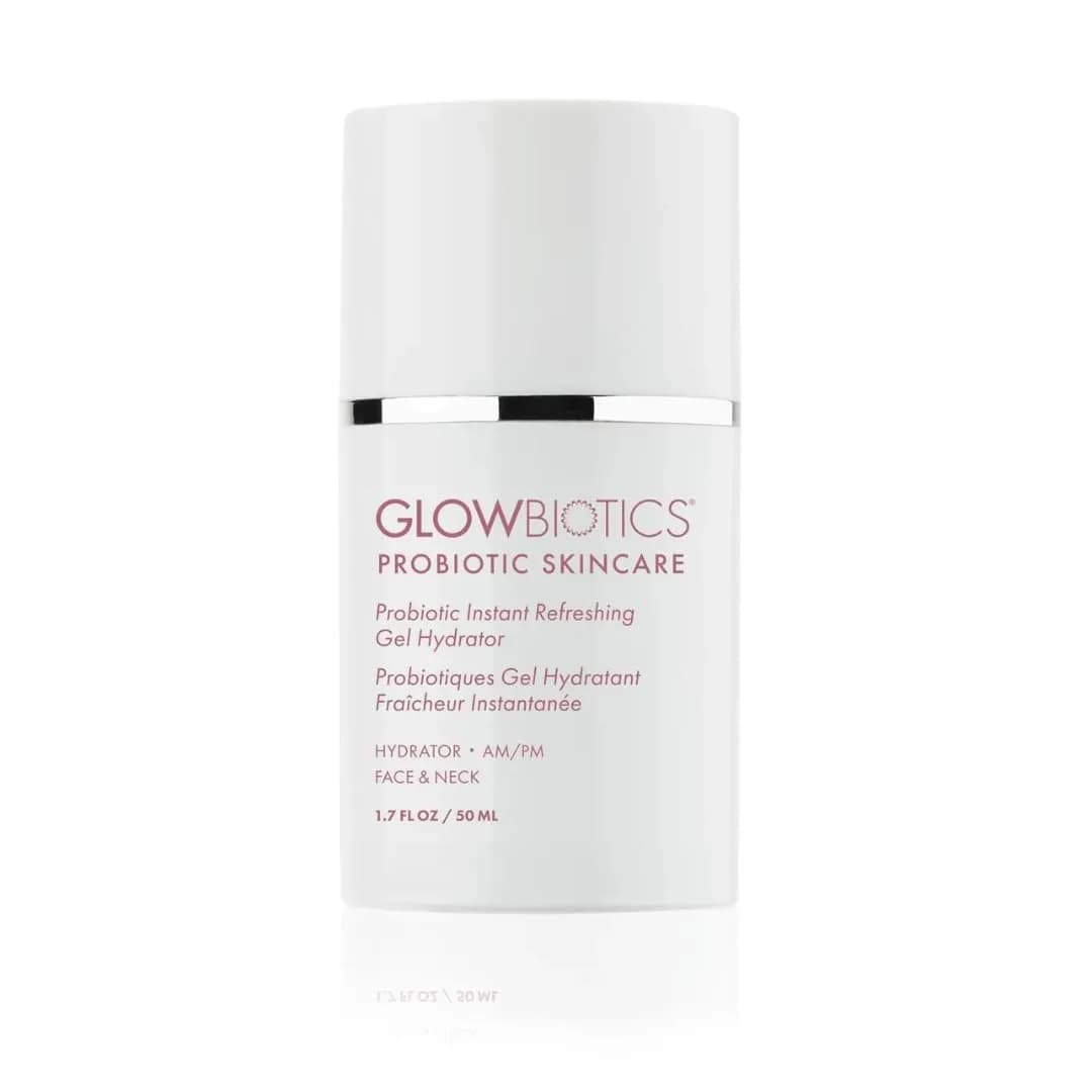 Glowbiotics Probiotic Instant Refreshing Gel Hydrator 50ml (1.7 Fl Oz) | Lightweight Moisturizer for Oily Skin — 1.7 Fl Oz