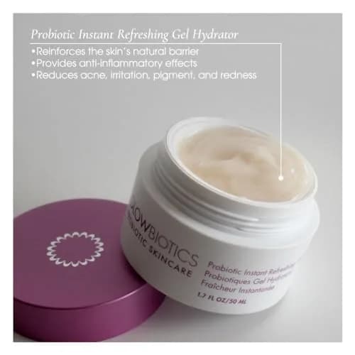 Glowbiotics Probiotic Instant Refreshing Gel Hydrator 50ml (1.7 Fl Oz) | Lightweight Moisturizer for Oily Skin thumbnail 2