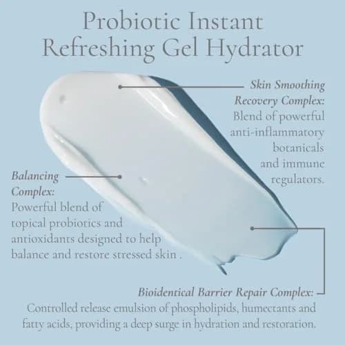 Glowbiotics Probiotic Instant Refreshing Gel Hydrator 50ml (1.7 Fl Oz) | Lightweight Moisturizer for Oily Skin thumbnail 3
