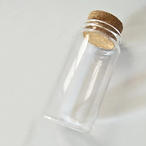 Luo House 3pcs 100ml Glass Bottles | Multifunctional Storage Jars with Cork Stopper thumbnail 3