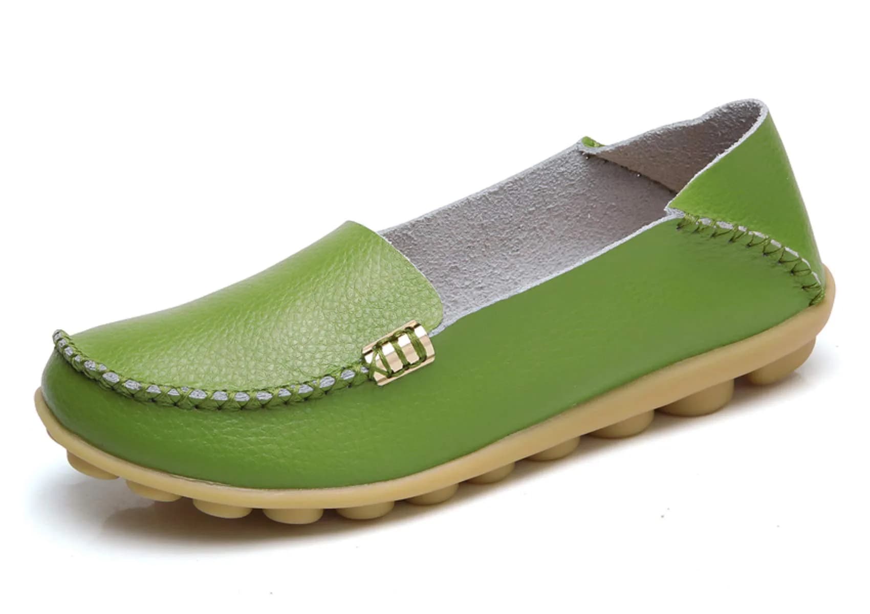 VenusCelia Women's Flat Loafer 9 M US | Breathable Comfort for Daily Wear — Pistac