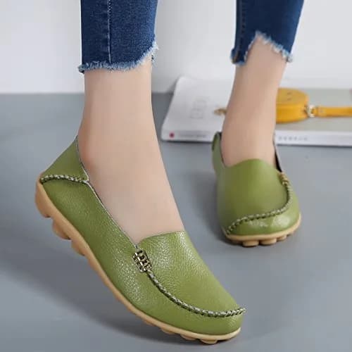 VenusCelia Women's Flat Loafer 9 M US | Breathable Comfort for Daily Wear thumbnail 2