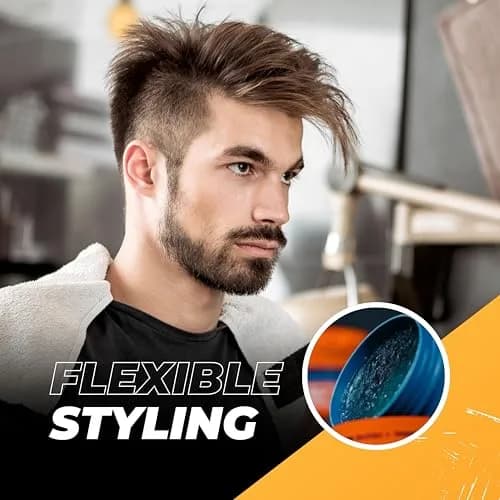 Nishman Hair Styling Wax Sport 02 150 ml | Strong Hold, Shine & Re-workable Formula thumbnail 3