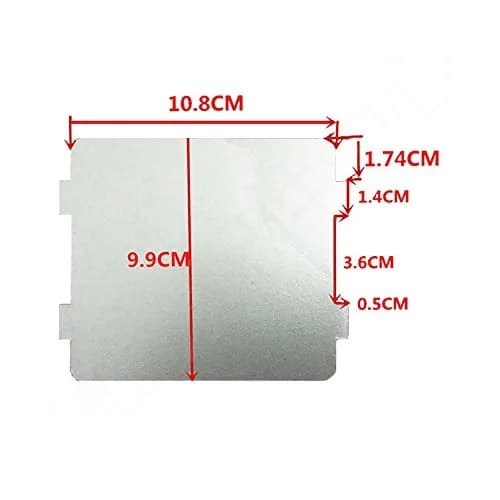 METER STAR Microwave Oven Parts Mica Slice 4"x4.27" | Thick Heat Insulation for Frigidaire 5304464061 thumbnail 2
