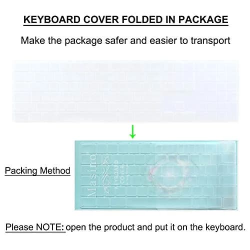 Masino Transparent Silicone Keyboard Skin for 2018 Magic Keyboard with Numeric Keypad (US Layout) | Protects from Spills & Dust thumbnail 3