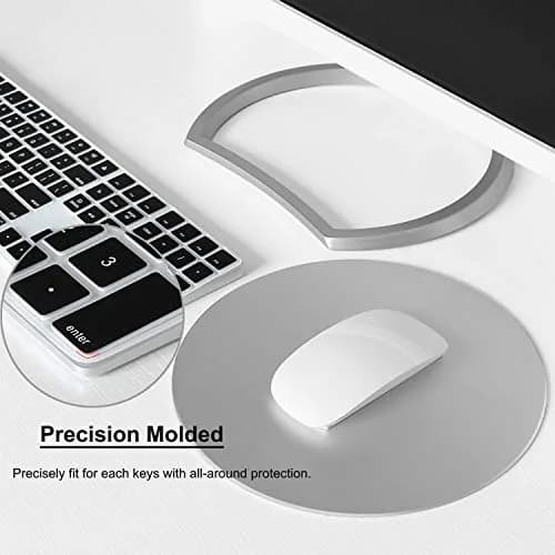 Masino Silicone Keyboard Cover for Apple Magic Keyboard MQ052LL/A (A1843) US Layout | Ultra Thin Black Protector Skin thumbnail 6