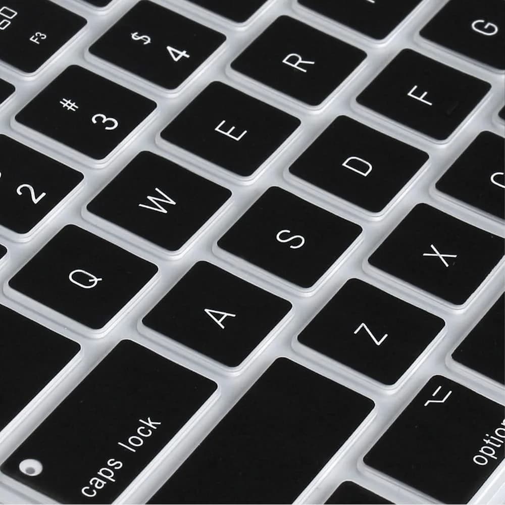 Masino Silicone Keyboard Cover for Apple Magic Keyboard MQ052LL/A (A1843) US Layout | Ultra Thin Black Protector Skin - view 8