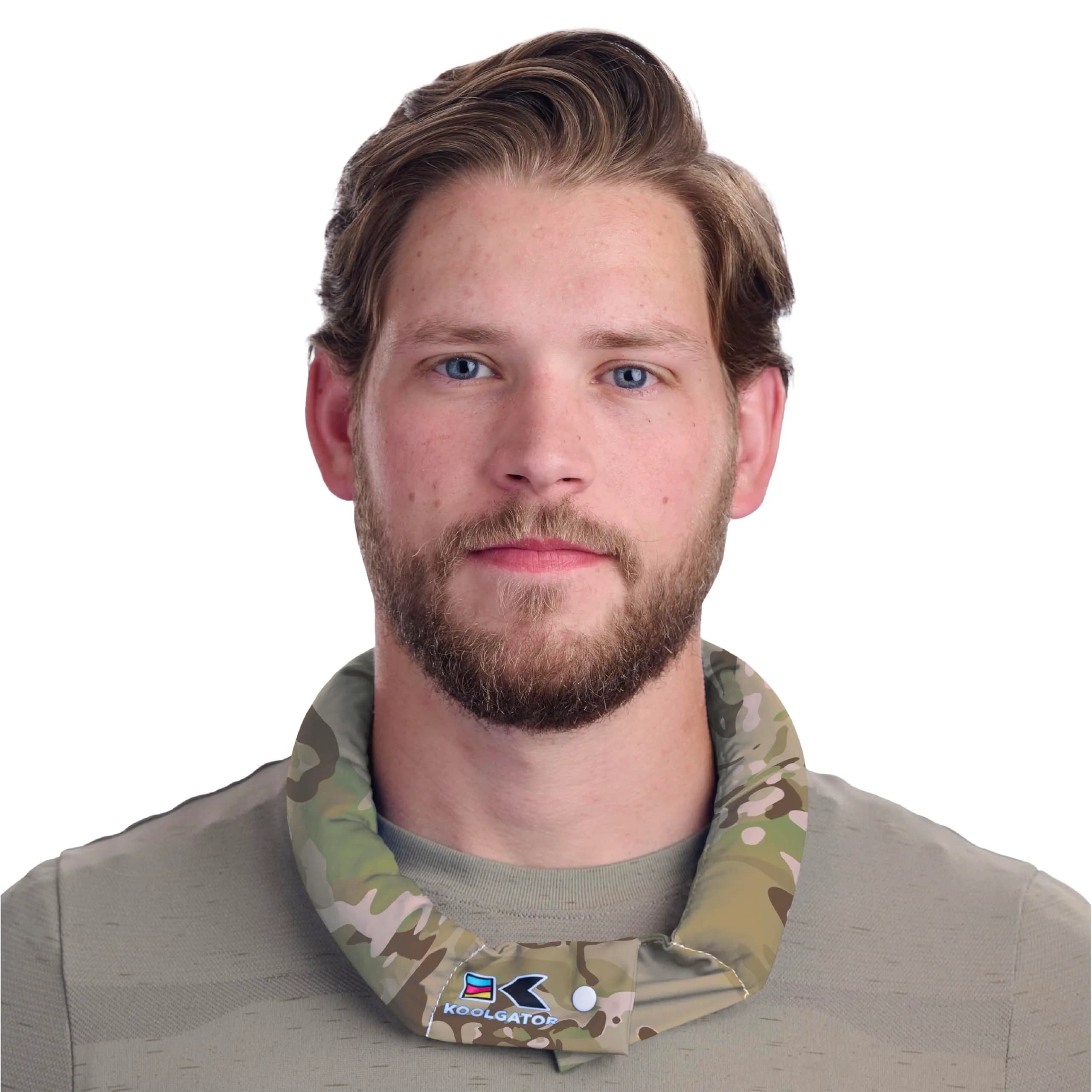 KOOLGATOR Evaporative Cooling Neck Wrap Scorpion/OCP Camo 1 Pack | USA-Designed Cooling Relief — Scorpion/Ocp Like Camo