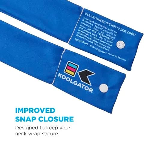 KOOLGATOR Evaporative Cooling Neck Wrap Marpat/Digital Camo 1 Pack | Reusable Cooling for Active Use thumbnail 7
